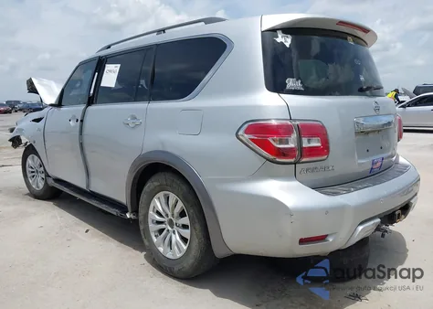 2017 Nissan Armada Sv из США, поврежденный, VIN JN8AY2NDXH9007442